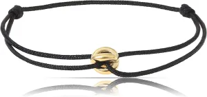 Made by Nami Adjustable String Bracelets for Women and Men Handmade & Waterproof Nylon Cord Bracelet for Men and Women with Stainless Steel Ring Charm