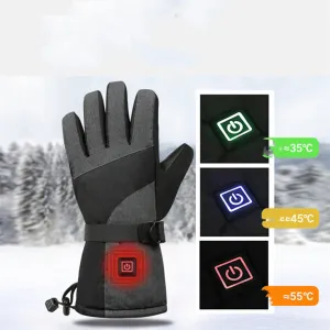 Men's And Women's Outdoor Cycling Heated Warm Gloves