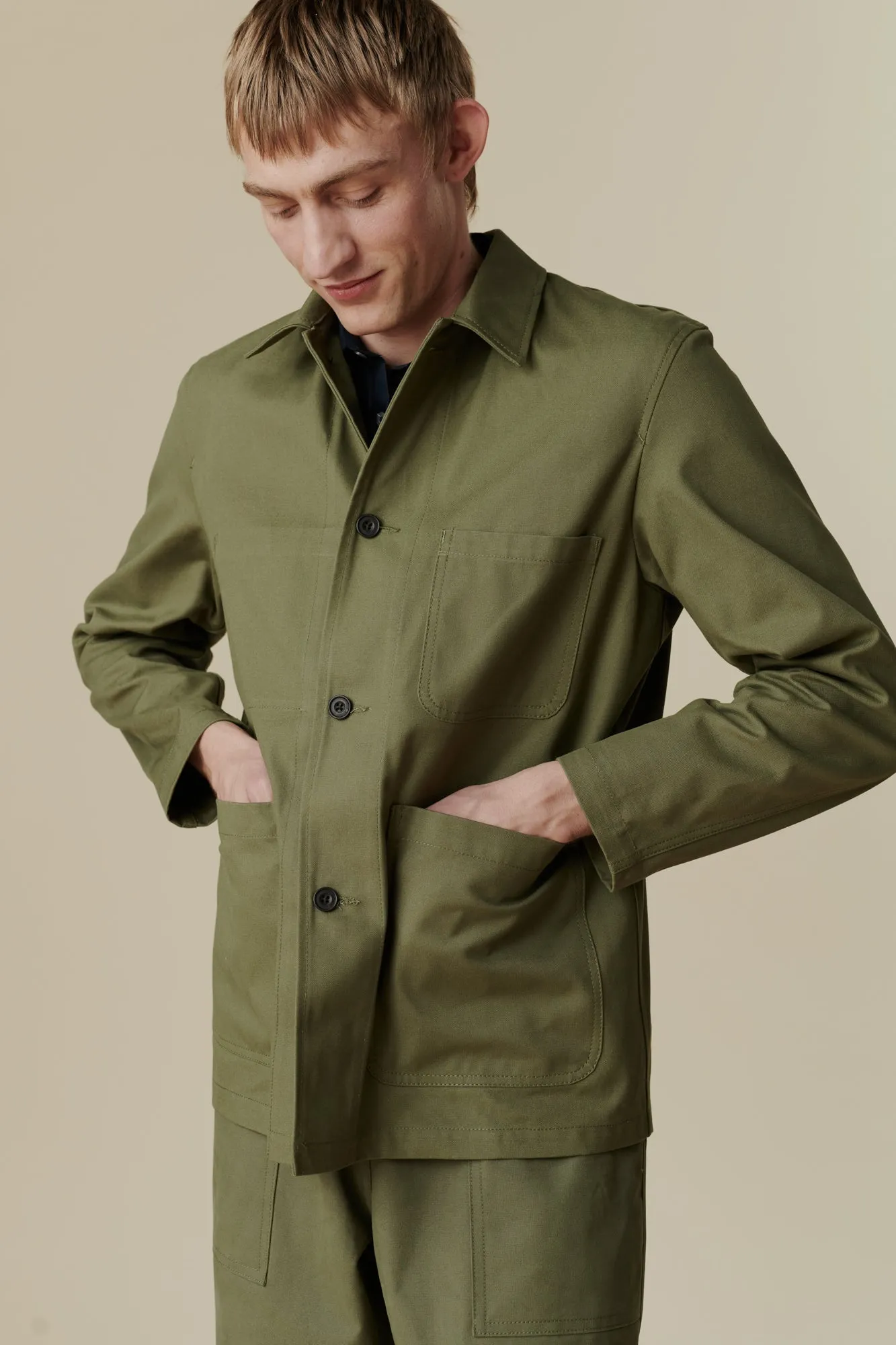 Men's Chore Jacket - Olive