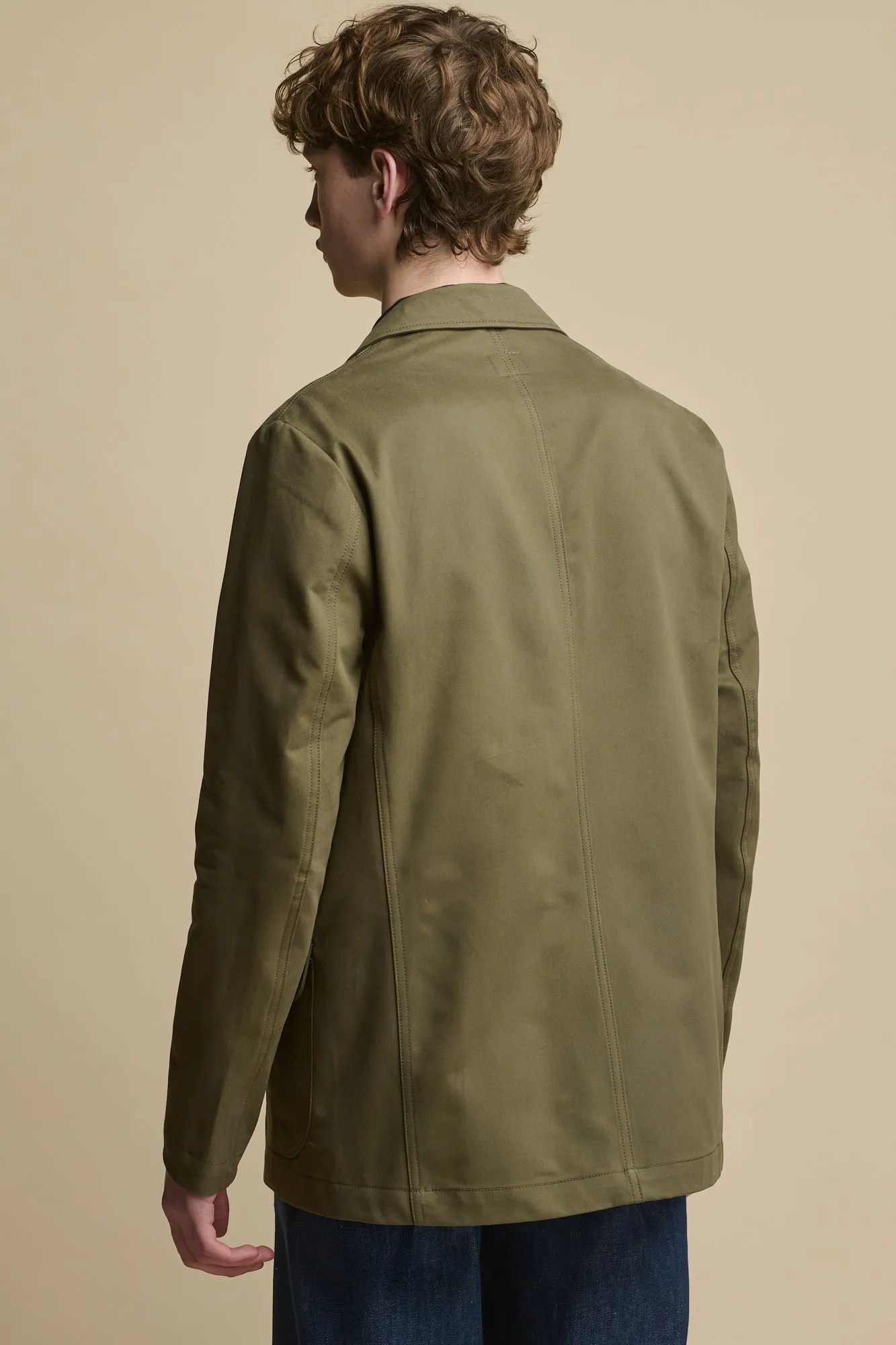 Men's James Single Breasted Blazer - Olive