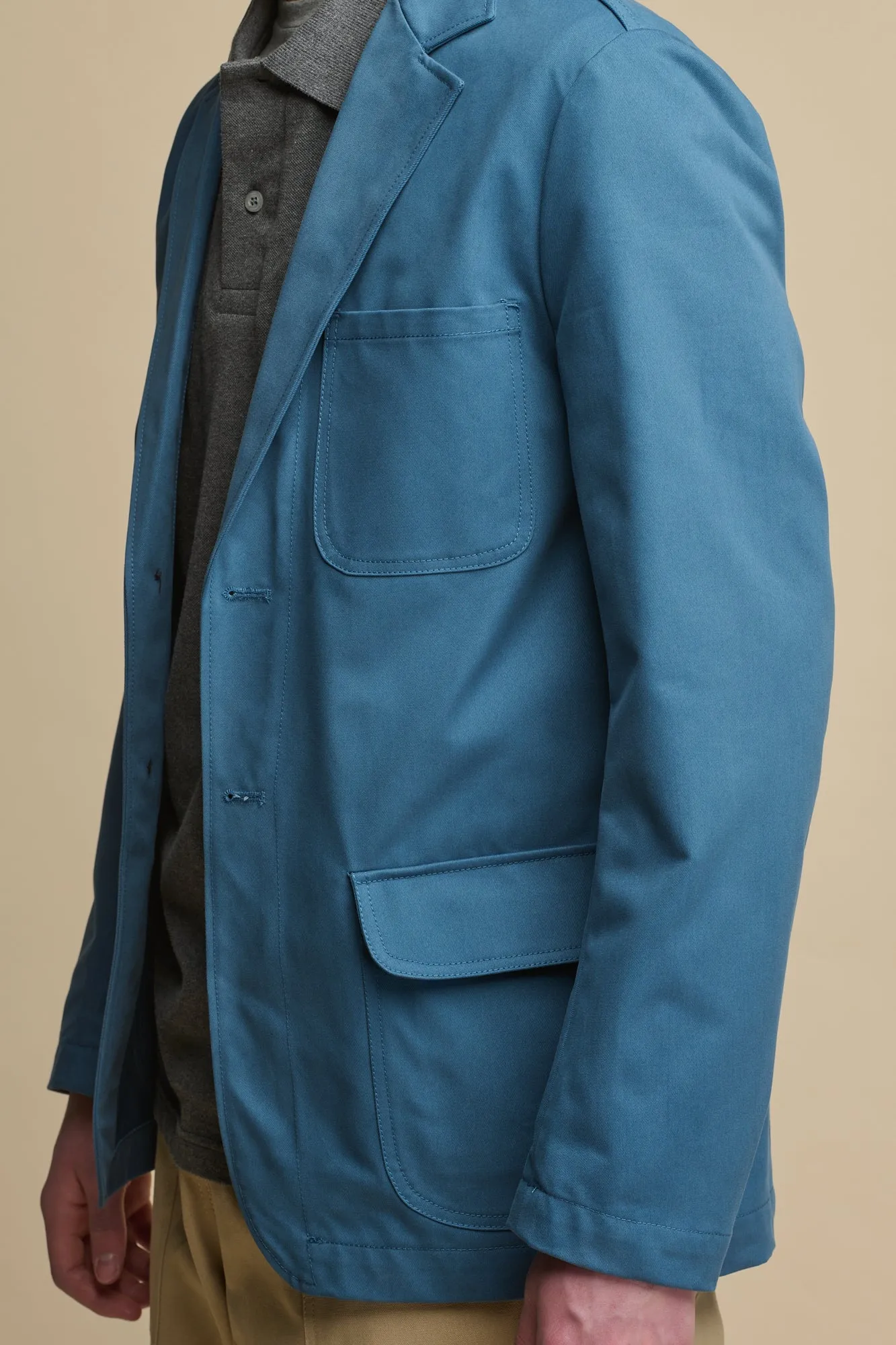 Men's James Single Breasted Blazer - RAF Blue