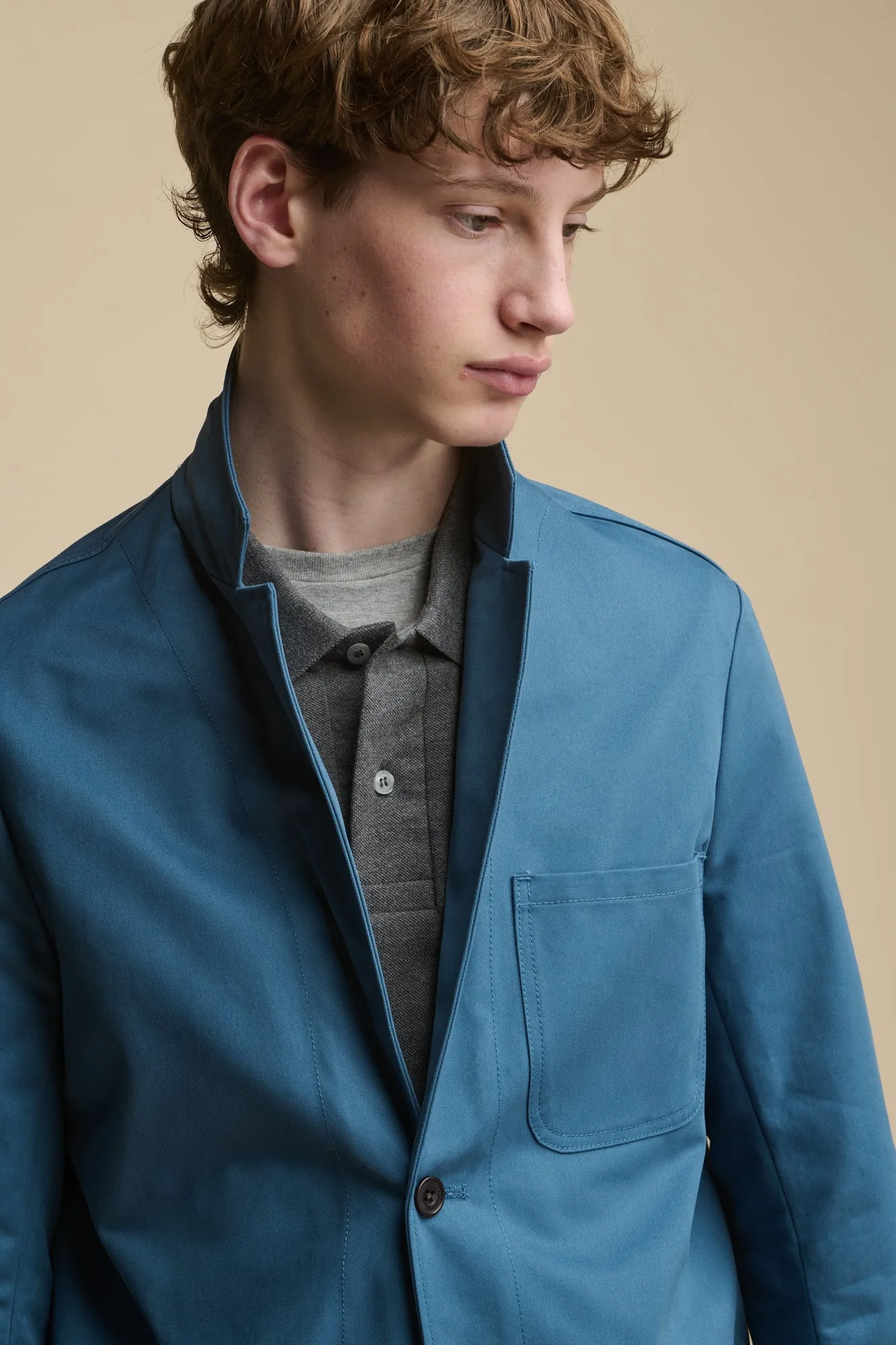 Men's James Single Breasted Blazer - RAF Blue