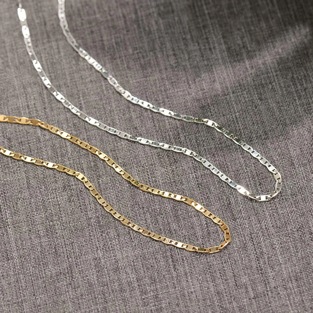 MEVECCO Dainty Gold Chain Choker Necklace 14K Gold Plated Handmade Boho Cute Tiny Beaded Link Choker Necklace Delicate Simple Minimalist Choker Necklace for Women