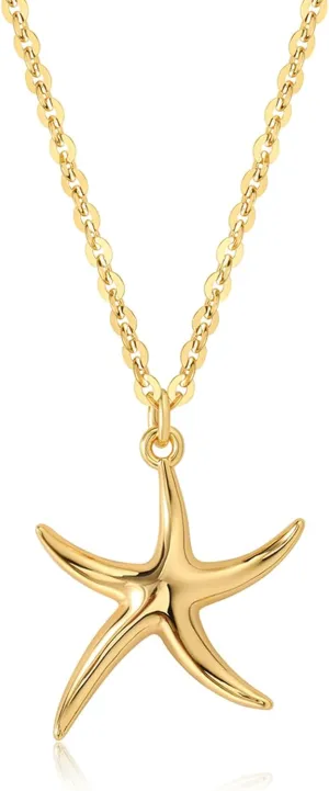 MEVECCO Dainty Gold Seashell Pendent Necklace Ocean Necklace for Women 18K Gold Plated Necklace Boho Handmade Summer Beach Necklace Jewelry