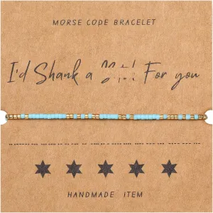 Morse code bracelet, Best friend gift,Birthday present, Friendship bracelets, Gifts for best friend female, Party favor, Friend group gifts