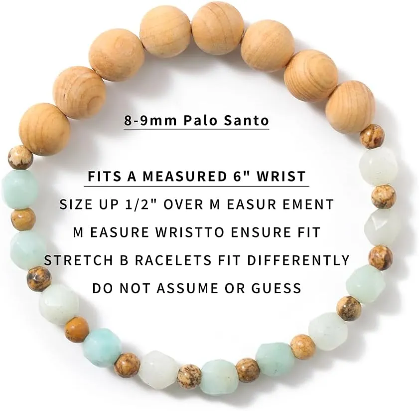 Natural Gemstone Beaded Healing Crystal Bracelets for Women, Unique and Cool Natural Bead Gemstone, Beaded Bracelets for Women MenValentines Day Mother's Day Gifts for Mother Wife