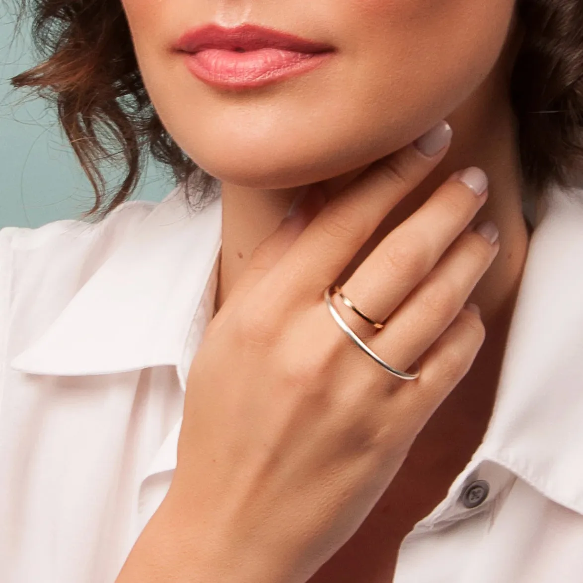 NEPTUNE TWO FINGER RING
