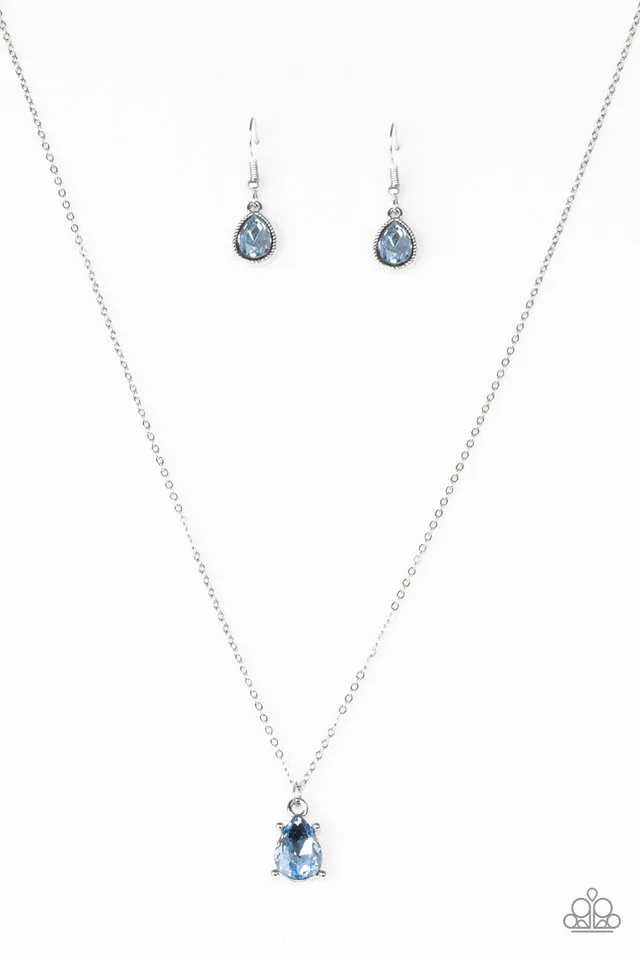 Paparazzi Necklace ~ Classy Classicist - Blue