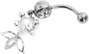 Piercing Belly Ring Belly Button Jewelry Stainless Steel Navel Ring for Women Elegant Design