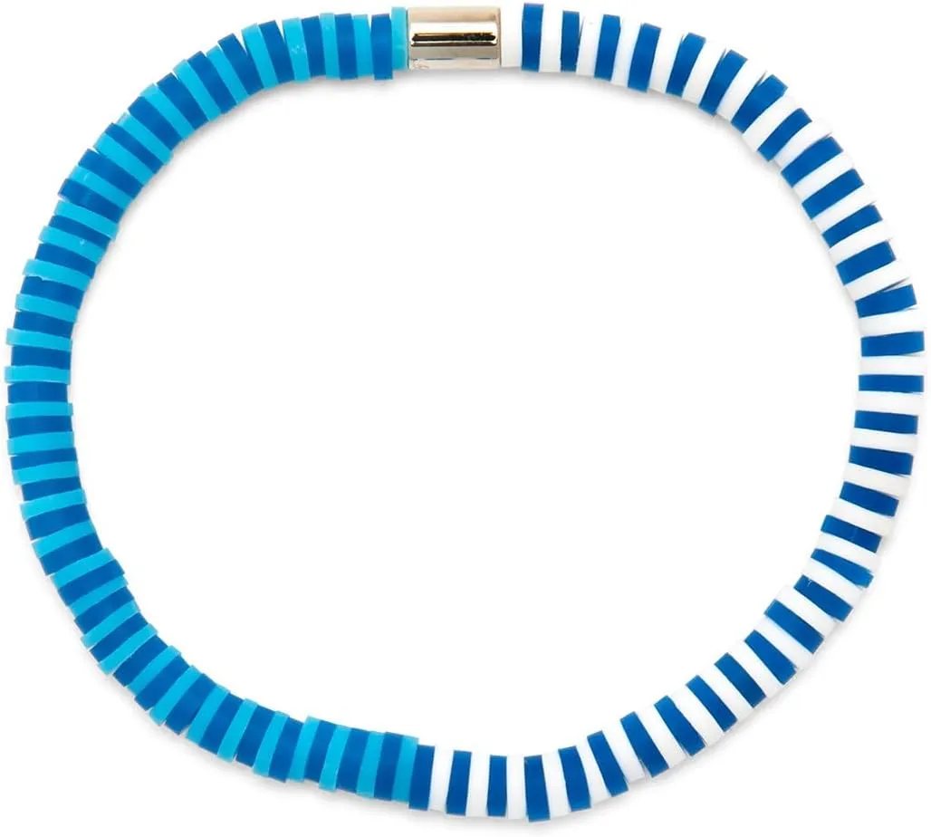 Pura Vida Bracelet Seascape Vinyl Disc Stretch Bracelets for Women