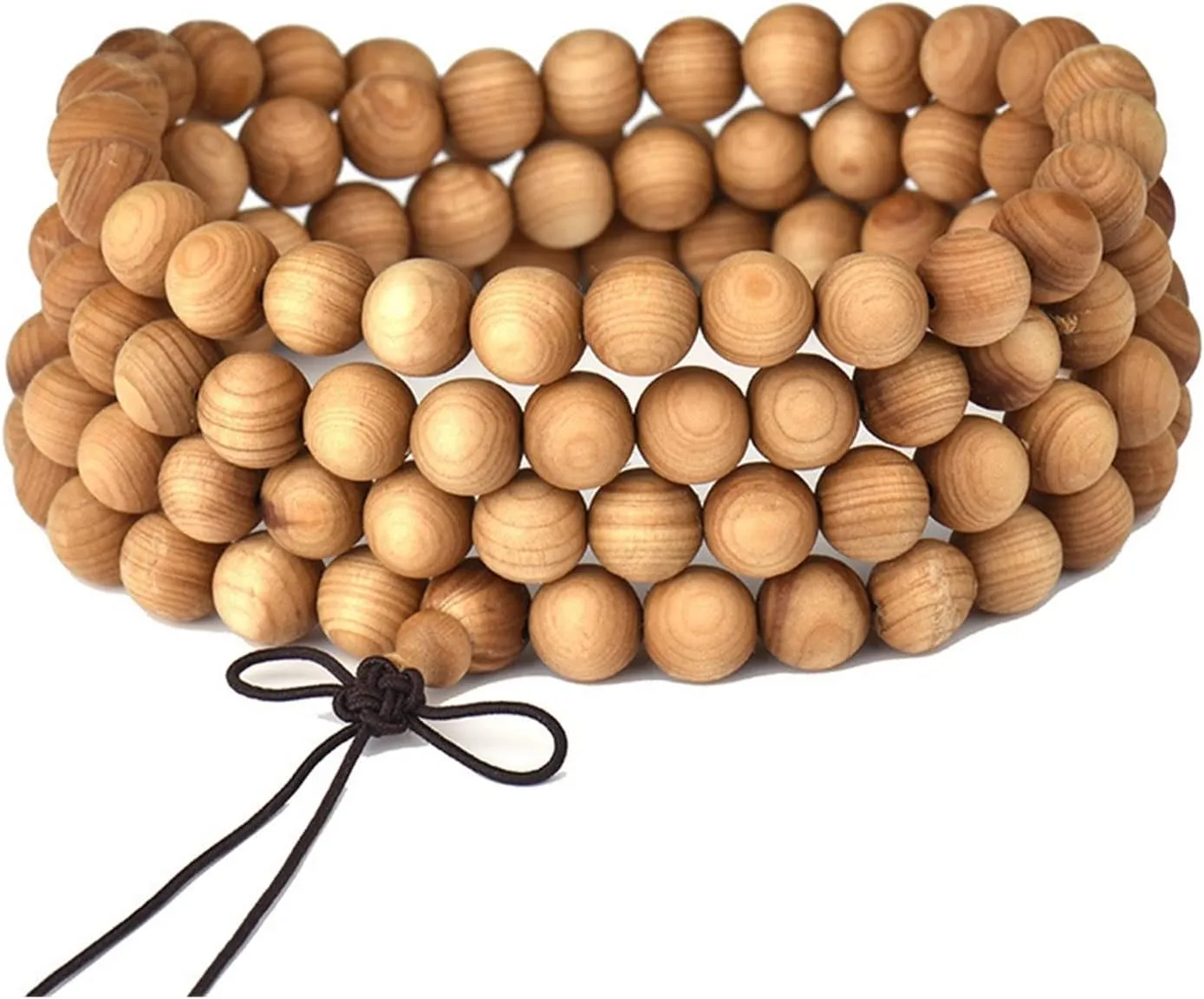 RHAIYAN 6mm 8mm 108 Beads Natural Taihang Mountain Cliff Parker Wood Buddhist Buddha Bracelet Fit for Women Men Meditation Prayer Bead Mala Gift Specific (Color : Beads 6mm)