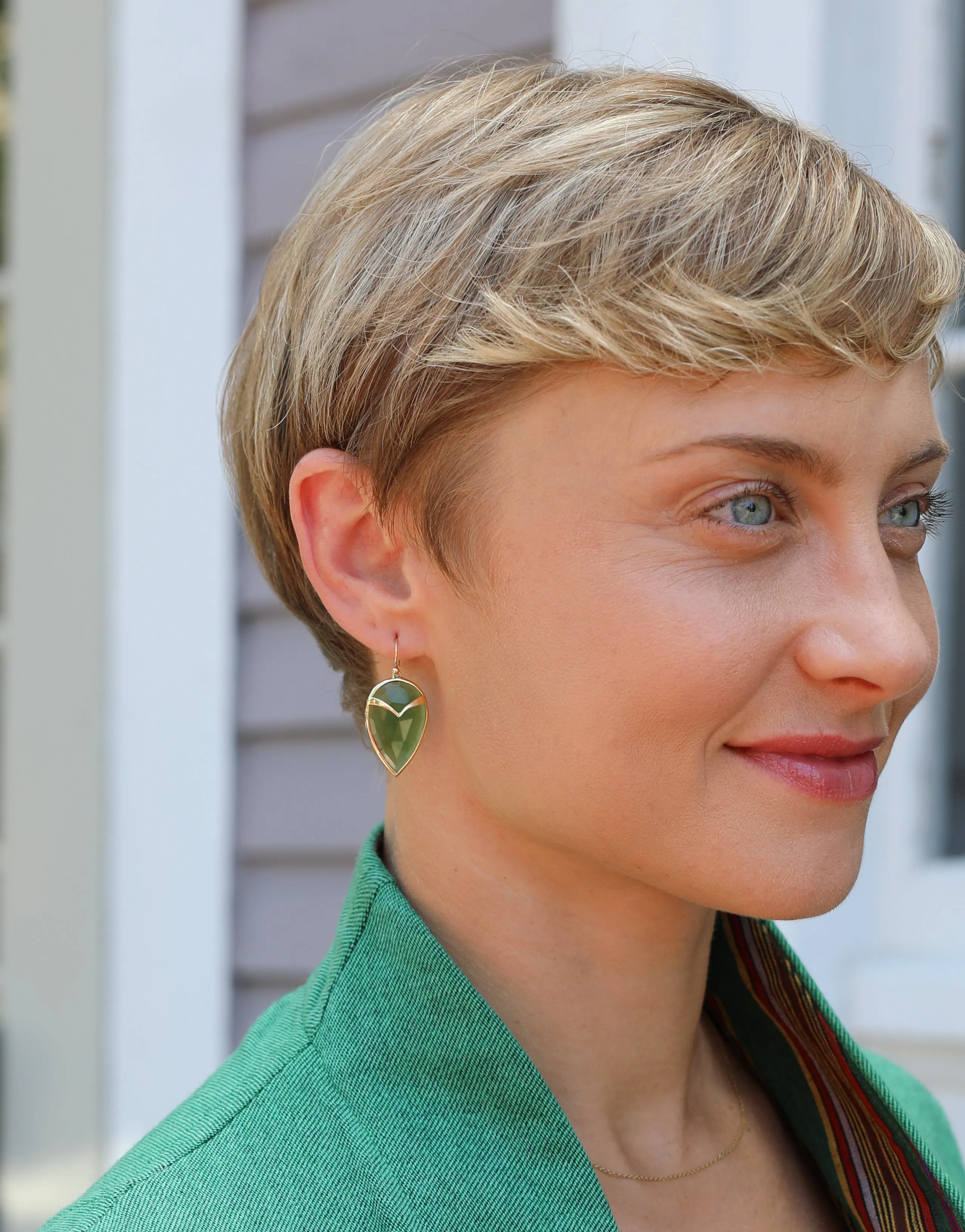 Serpentine Owl Earrings
