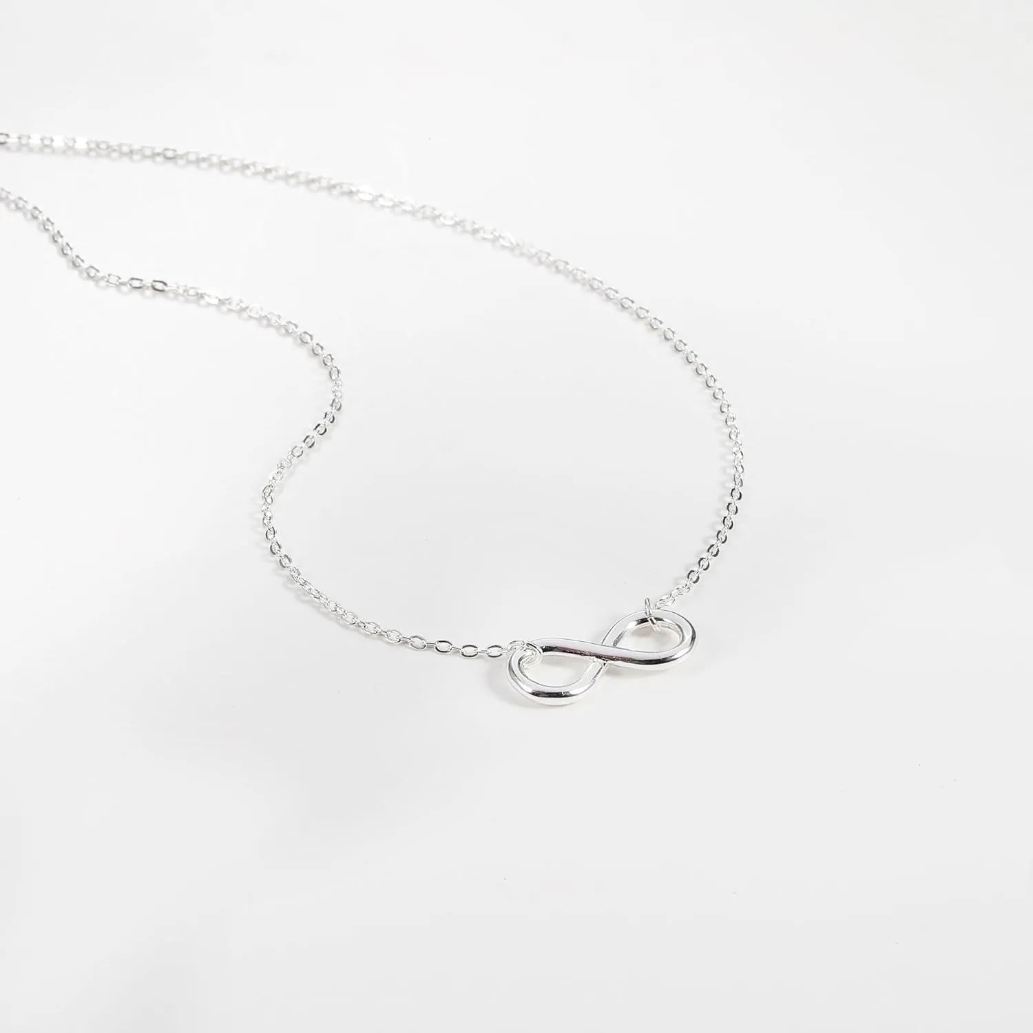 Silver Necklace for Women, 14K White Gold Plated Dainty Infinity Bead Star of David Starfish Sun Hummingbird Butterfly Flower Palm Tree Plane Sunflower Pendant Necklaces Simple Jewelry