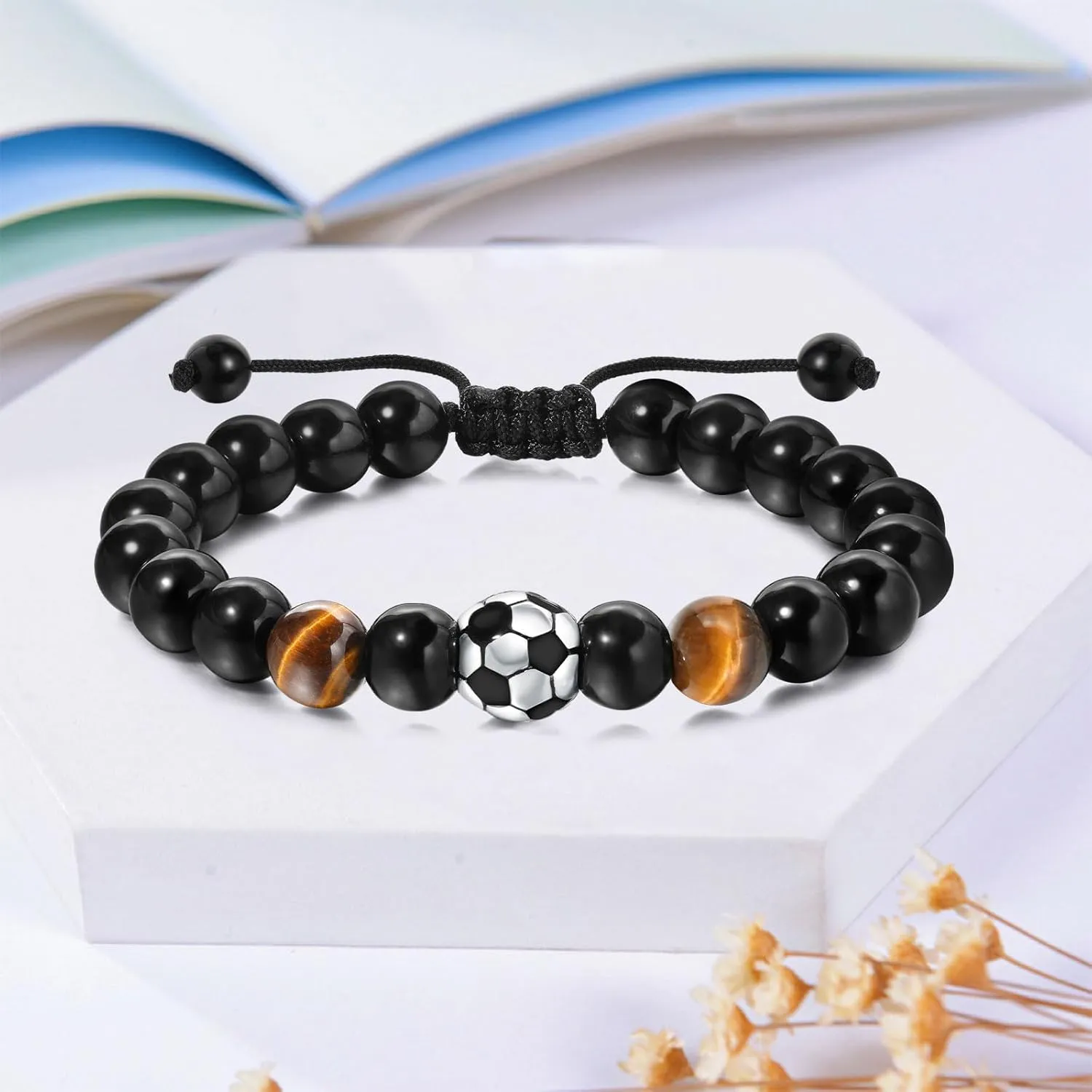 Soccer Gifts for Boys 8-12, Soccer Bracelets for Boys, Soccer Birthday Gift for Teen Boys, Boy's Soccer Gifts for Son Grandson Nephew