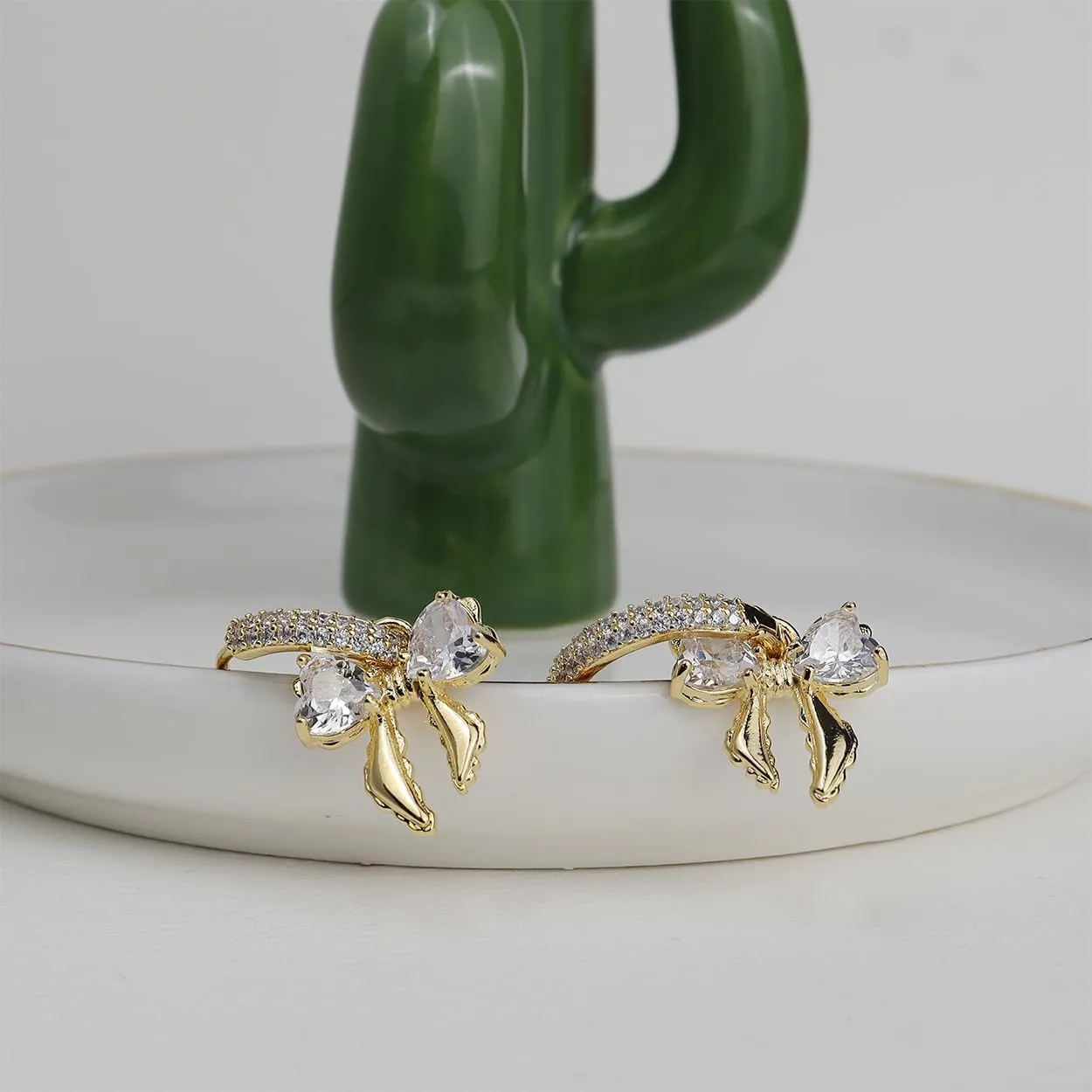 Sonateomber Small Hoop Dangle Earrings for Women, Trendy Dainty Rhinestone CZ Dangling Prom Wedding Leaf Flower Snowflake Butterfly Starfish Fashion Jewelry Gift
