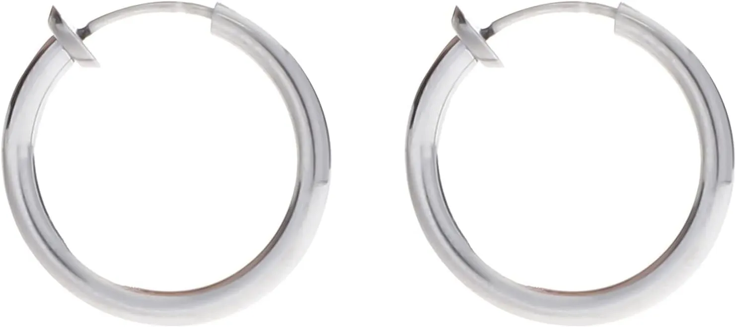 Stainless Steel Hoop Earrings for Women, Hoop Earrings 2.5X8 mm Hoop Hoop Earrings Jewelry Gifts
