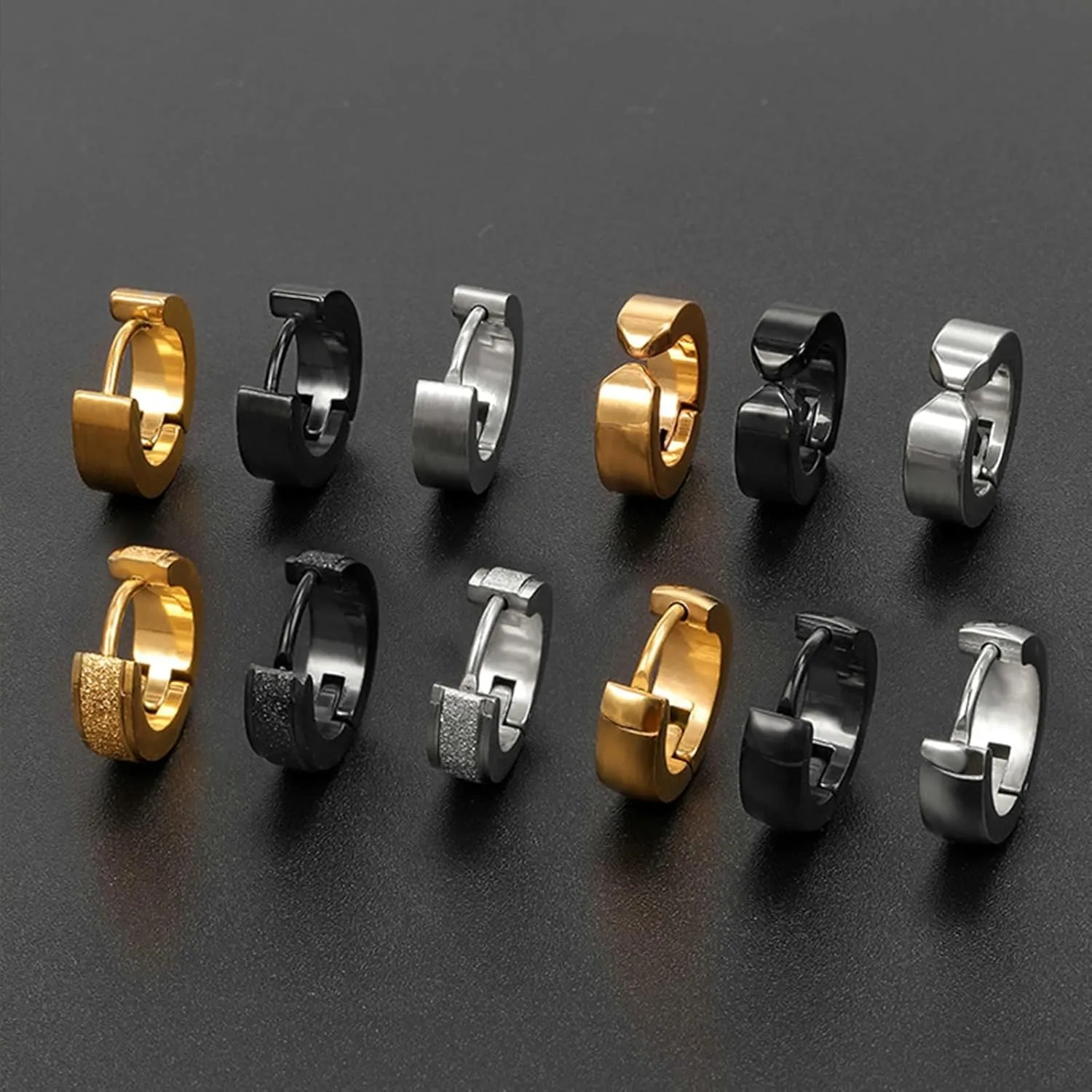 Stainless Steel Hoop Earrings, Hoop Earrings for Women Small Hoop Hoop Earrings Jewelry Gifts