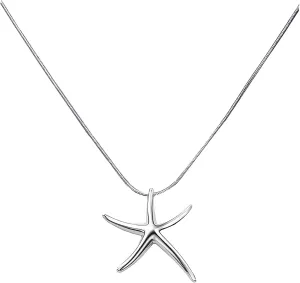 Starfish 3D Sea Life Nautical Necklace - LARGE Pendant