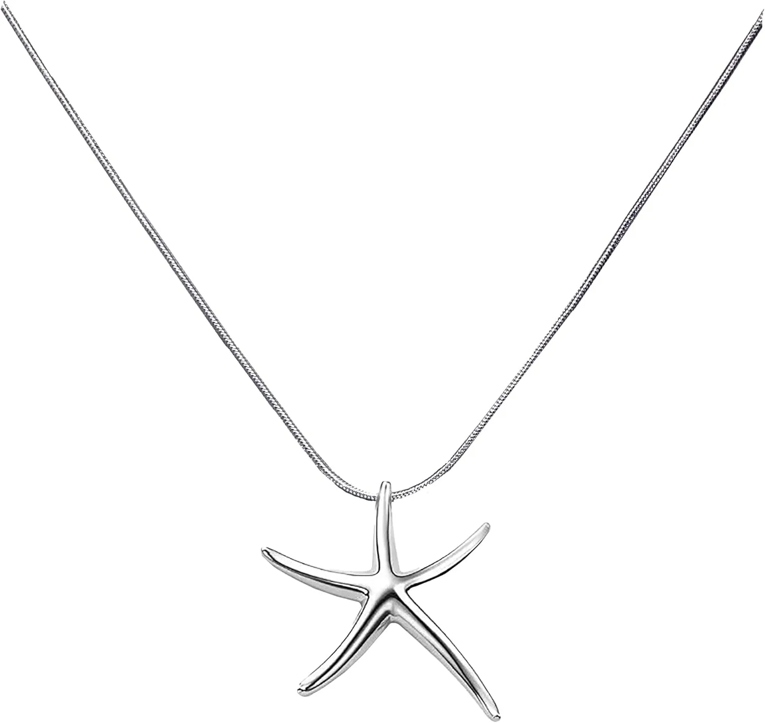 Starfish 3D Sea Life Nautical Necklace - LARGE Pendant