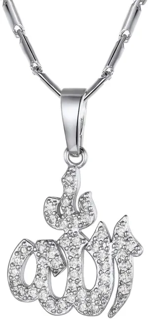 Suplight 925 Sterling Silver Jewish Star of David Necklace, Stainless Steel Gold Plated Islamic Hand of Fatima Heart Oval Allah Necklaces for Women Men (with Gift Box)