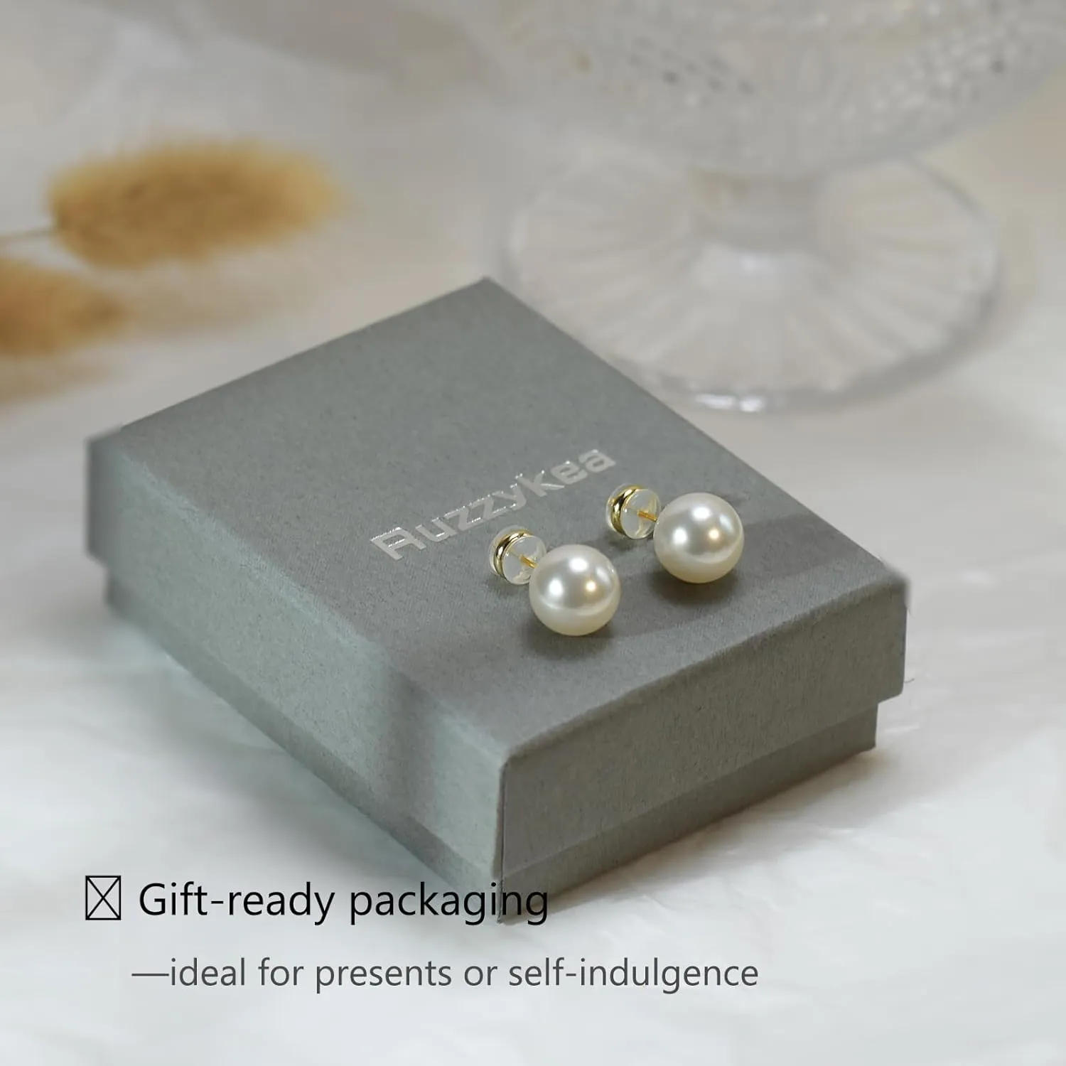 Trendy Big Simulated Pearl Earrings for Women, 925 Sterling Silver Post 14/12MM Oversized Large Pearl Studs Bride Bridesmaid Wedding Earrings Jewelry Gifts