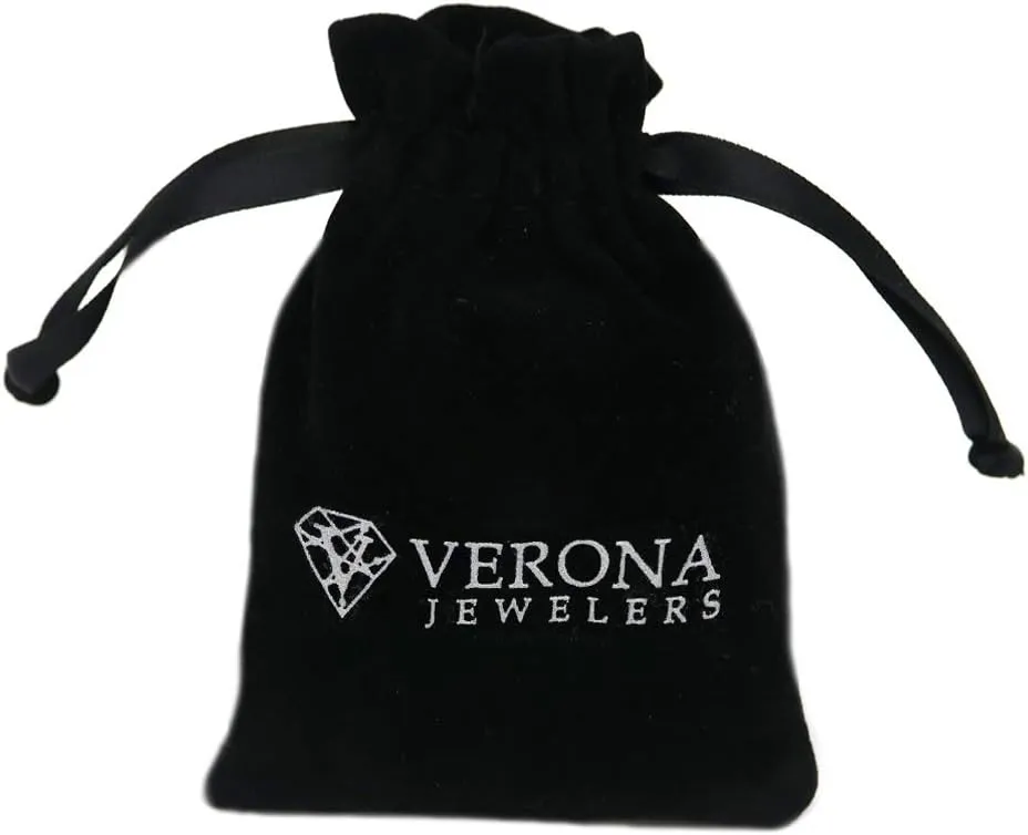 Verona Jewelers 10K Gold Unisex 2.2mm Italian Cuban Curb Link Chain Necklace- 10K Necklaces, 10 Karat Gold Chain, 16" 18" 20" 22" 24" 26" 28" 30"