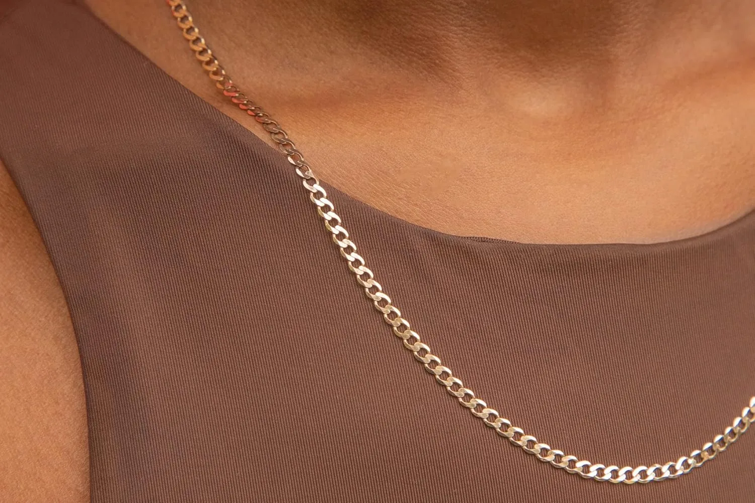 Verona Jewelers 10K Gold Unisex 2.2mm Italian Cuban Curb Link Chain Necklace- 10K Necklaces, 10 Karat Gold Chain, 16" 18" 20" 22" 24" 26" 28" 30"