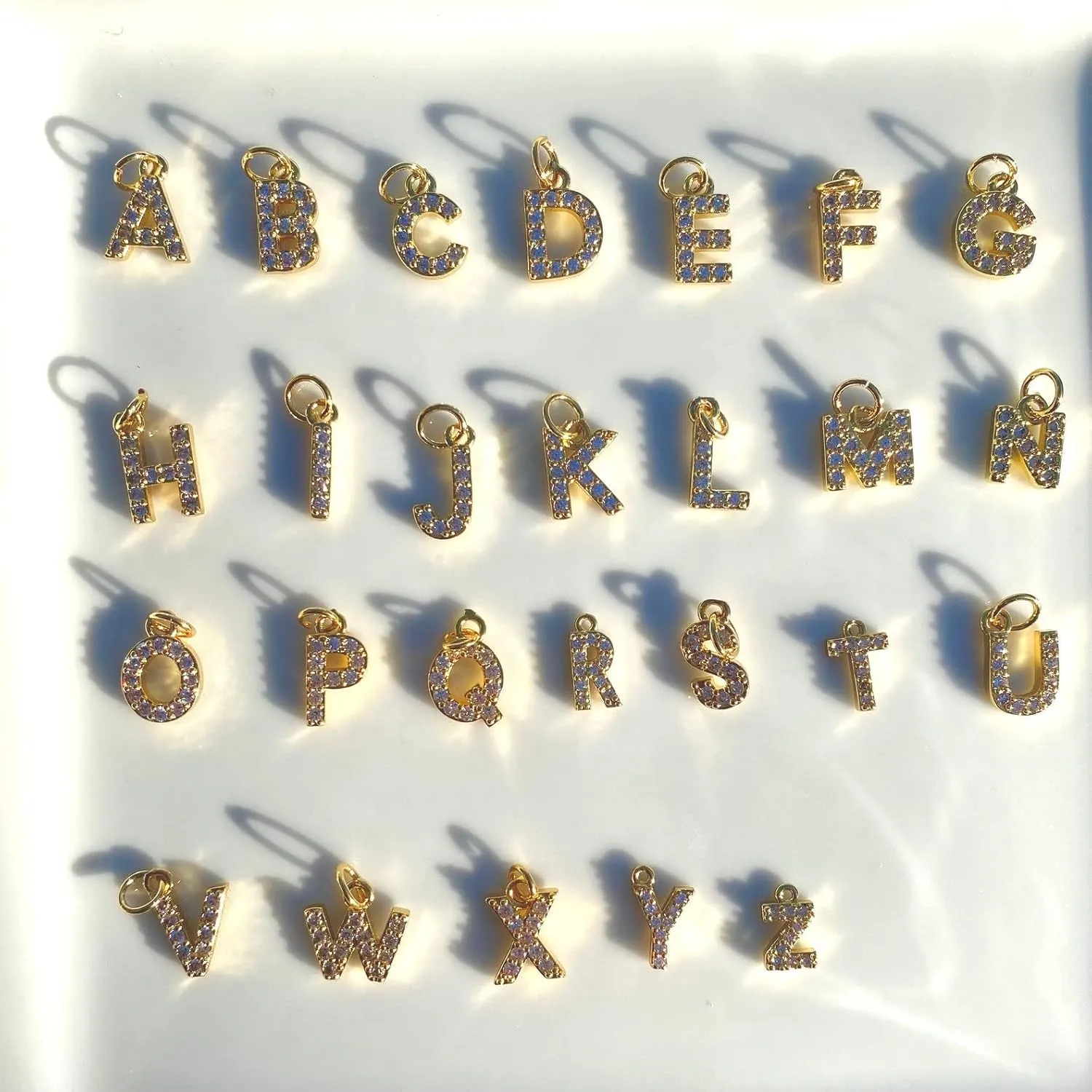 VIROMY 14K Gold Plated Dainty Butterfly Initial Ankle Bracelets Handmade Cuban Chain White Butterfly A-Z Alphabet Letter Initial Anklets Personalized Summer Beach Jewelry Gifts for Women