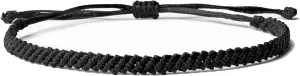 XIJIN Surf Braided Bracelet Handmade Boho Surfer Bracelet for Women Men Beach Waxed Thread Waterproof Anklet