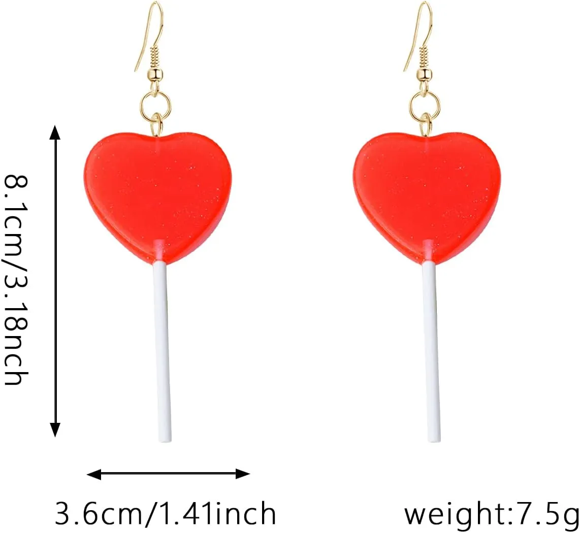 YUNXI Resin Drop Handmade Cute Women Gift Eardrop Funny Emulational Resin Charm Food Cartoon Snacks Popcorn Earring